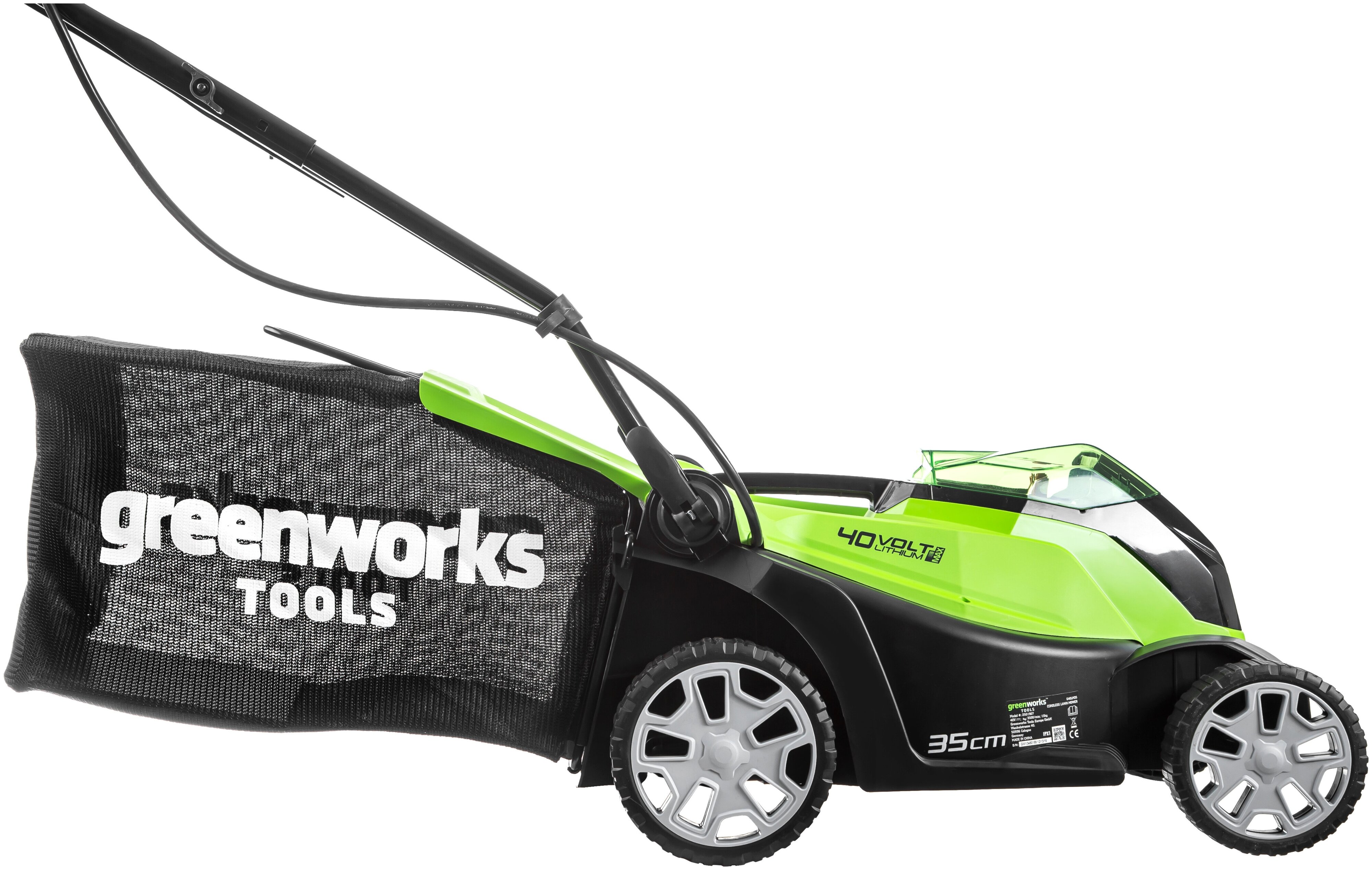 Газонокосилка аккумуляторная GreenWorks G40LM35, арт. 2501907 (без АКБ и ЗУ)