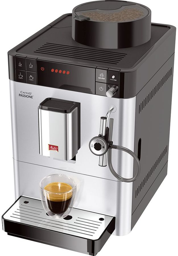 Кофемашина Melitta Caffeo Passione OT F 531-101 серебристый