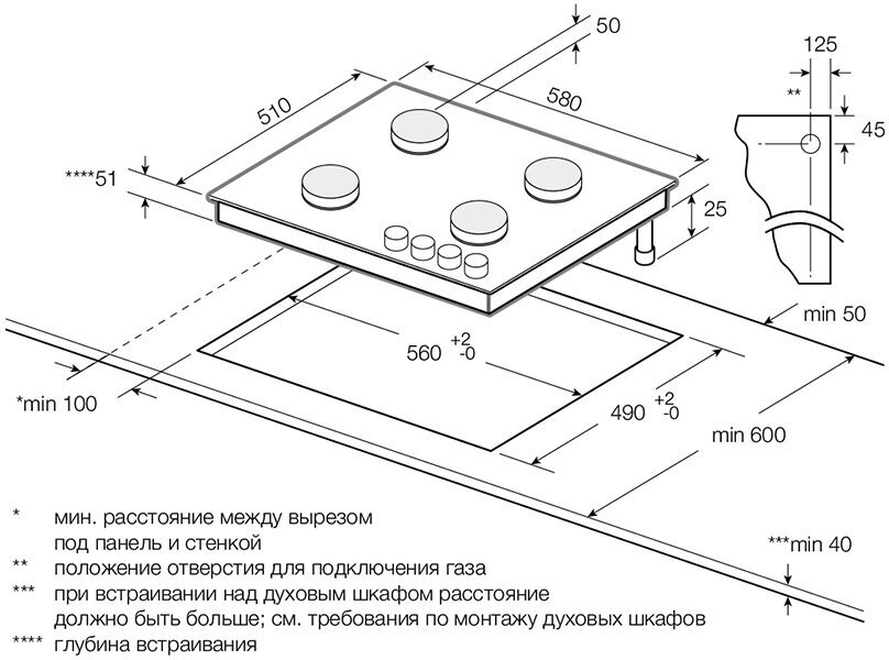 Варочная панель GRAUDE GSK 60.1 EL