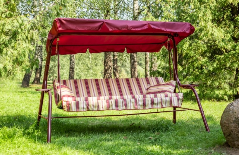 Качели садовые Olsa Стандарт Nova с790 бордовый