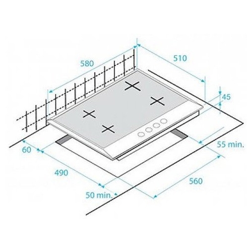 Варочная панель газовая Beko HIAG64225SB, черный