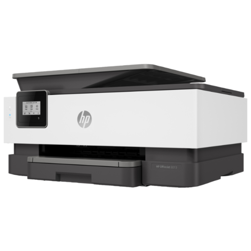 МФУ струйное HP OfficeJet Pro 8013 (1KR70B), черный/белый