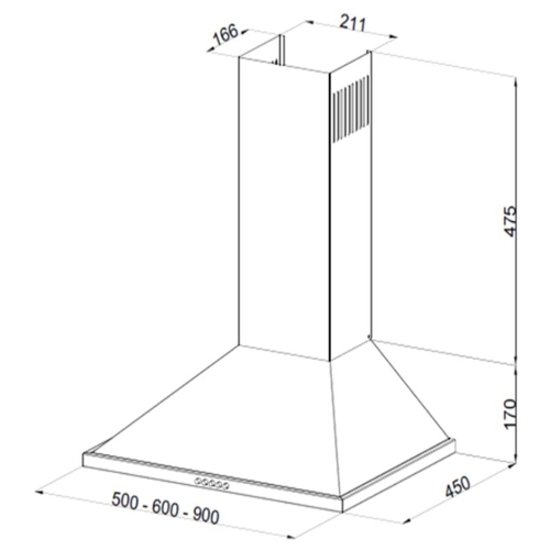 Вытяжка купольная Korting KHC 6750 RSI