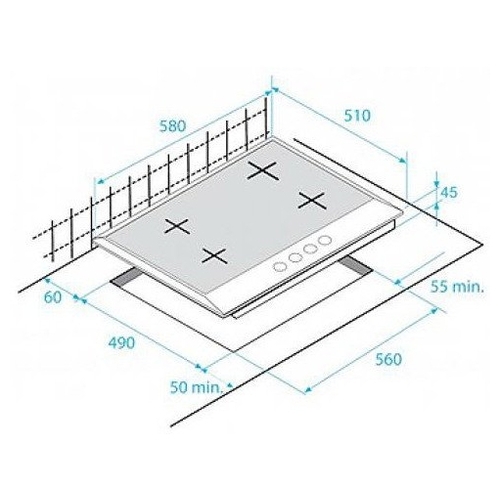 Варочная панель газовая Beko HIAW64225SCR, кремовый