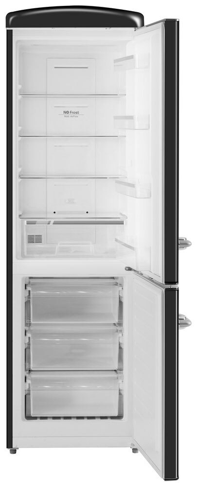 Холодильник ASCOLI ARDRFB375WE, черный