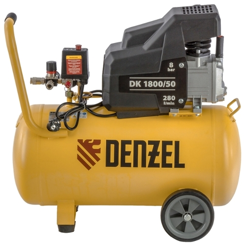 Компрессор масляный Denzel DK 1800/50 Х-PRO, 50 л, 1.8 кВт