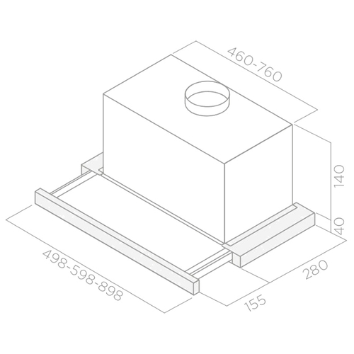 Вытяжка Elica ELITE14 LUX GRVT/A/60