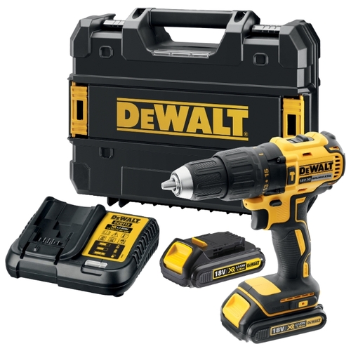 Дрель-шуруповерт ударная аккумуляторная DeWALT DCD778D2T 65 Н·м