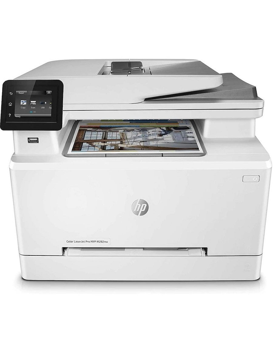 МФУ лазерный HP Color LaserJet Pro M282nw (7KW72A), белый