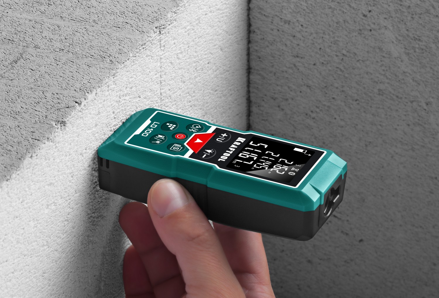 Лазерный дальномер Kraftool LD-100 (34765) 100 м