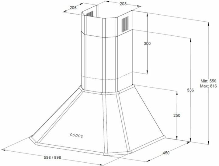 Вытяжка Korting KHC 9839 X