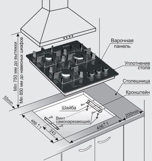 Варочная панель газовая GEFEST ПВГ 2100-01 К33