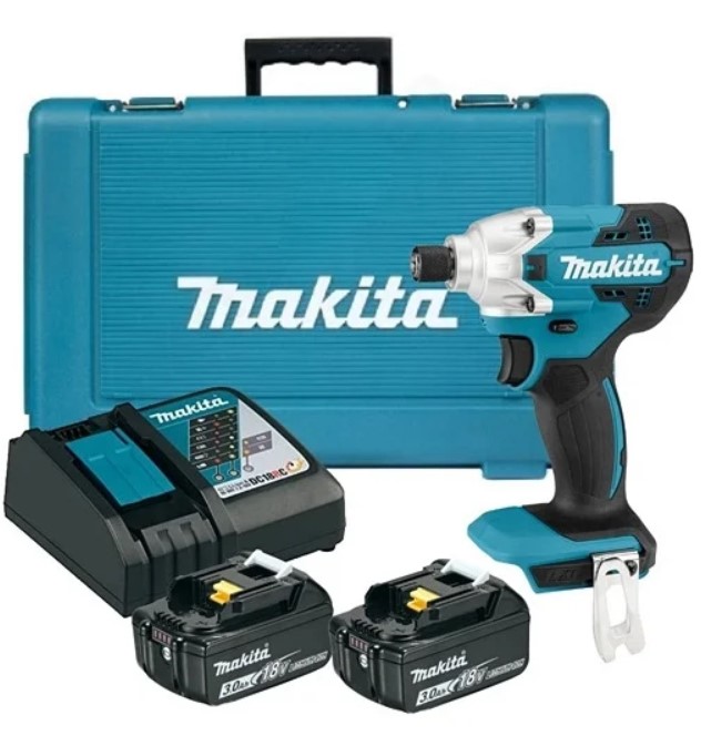 Шуруповерт ударный аккумуляторный Makita DTD156RFE, (кейс, 2 АКБ и ЗУ)