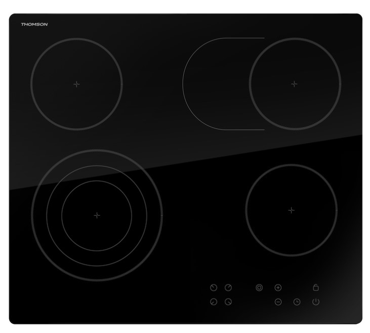 Варочная панель электрическая THOMSON HC20-4E04, черный