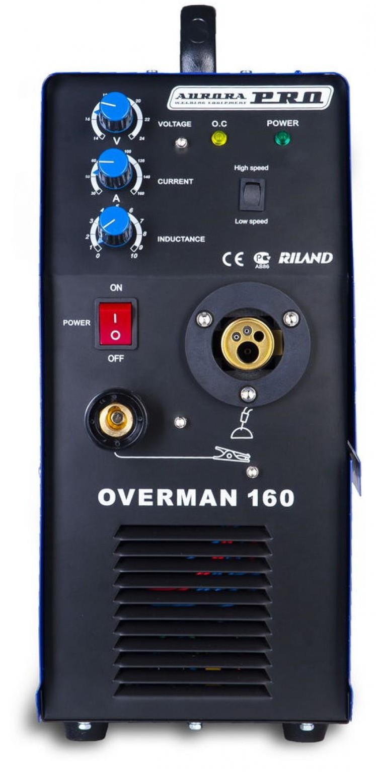 Сварочный полуавтомат инвертор AuroraPro OVERMAN 160, 220В, 40-160А