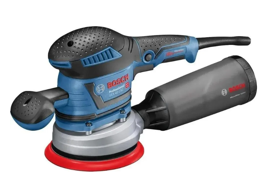 Шлифмашина эксцентриковая BOSCH GEX 40-150 (060137B202), 400 Вт