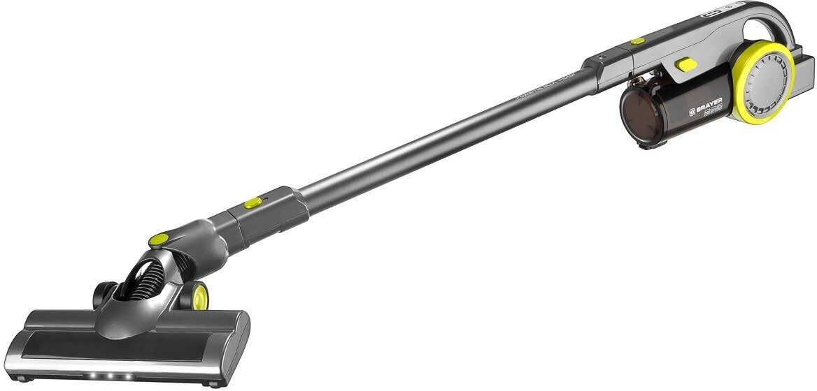 Пылесос вертикальный BRAYER BR4262, черный/желтый