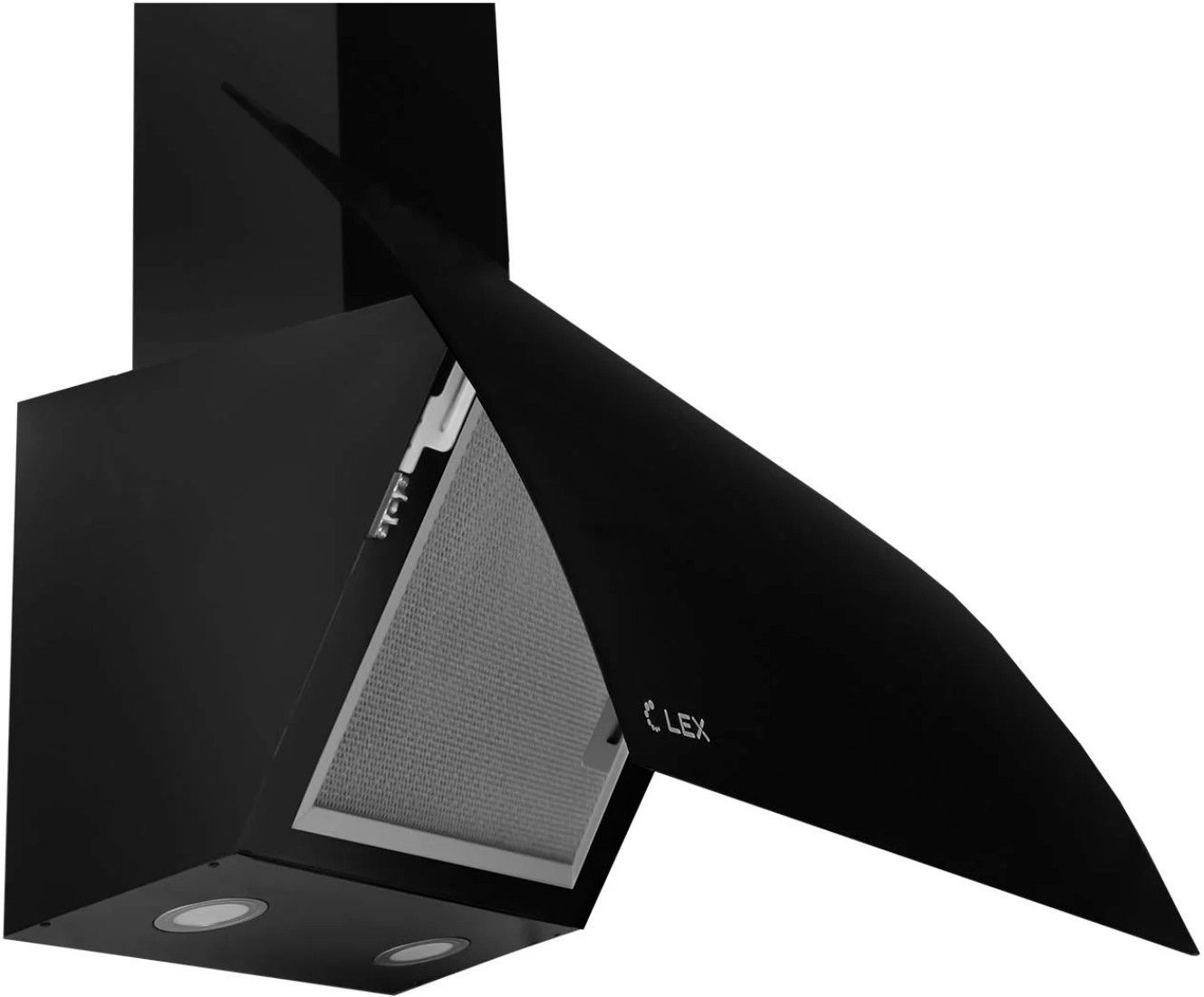 Вытяжка наклонная LEX Plaza GS 600 black