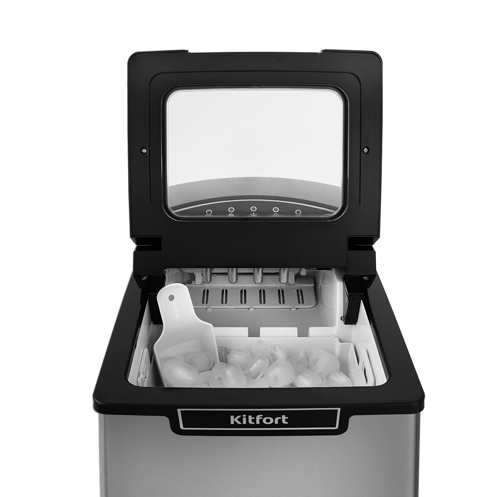 Льдогенератор Kitfort KT-1807 черный/серебристый