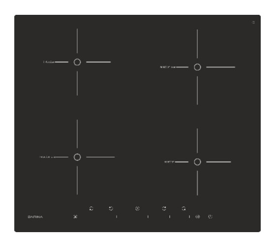 Варочная панель индукционная Darina PL EI305 B, черный