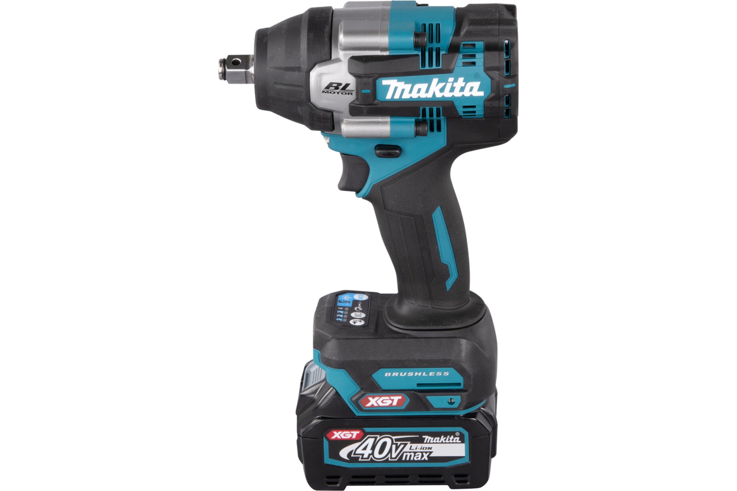 Гайковерт аккумуляторный ударный Makita TW007GD201 (кейс, с 2 АКБ и ЗУ)
