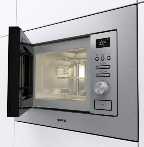 Микроволновая печь встраиваемая Gorenje BMI201AG1X нержавеющая сталь