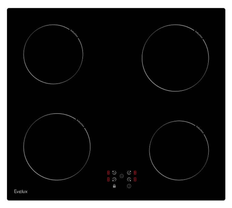 Варочная панель индукционная EVELUX HEI 640 B