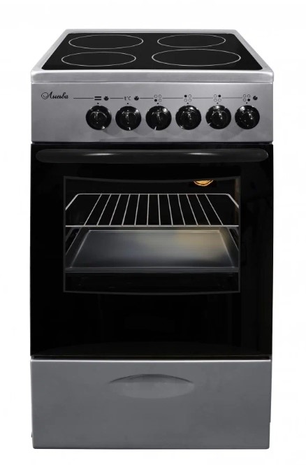 Плита электрическая Лысьва EF4011MK00/ЭПС 411 МС жемчужный/светло-серый