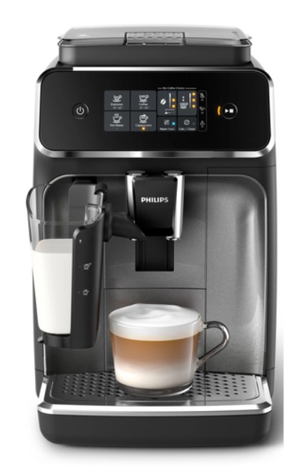 Кофемашина Philips LatteGo EP2236/40 черный/серебристый