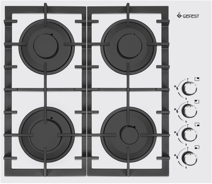 Варочная панель газовая GEFEST СГ СВН 2230 К12, белый