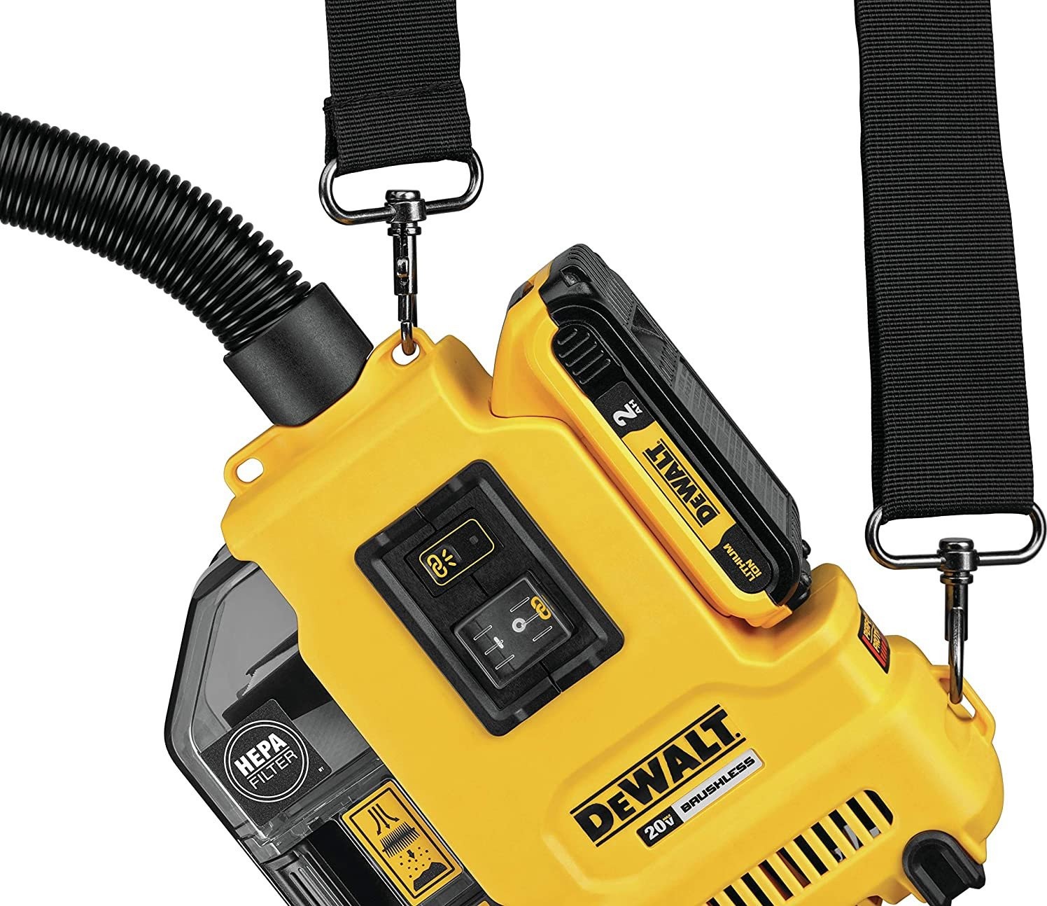 Промышленный аккумуляторный пылесос DEWALT DWH161N