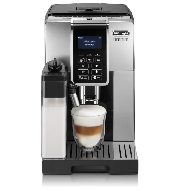 Кофемашина автоматическая DeLonghi ECAM 350.55.SB, серебристый/черный