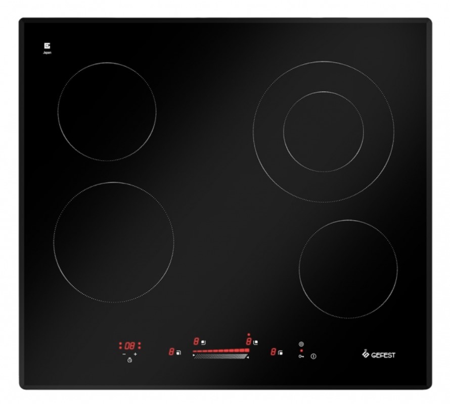 Варочная панель электрическая GEFEST ПВЭ 4233, черный