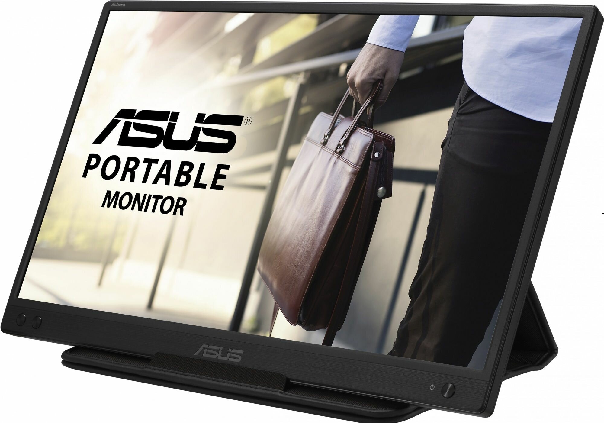 Монитор ASUS MB166C, черный