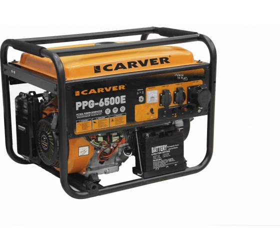 Генератор бензиновый Carver PPG-6500E WELDER