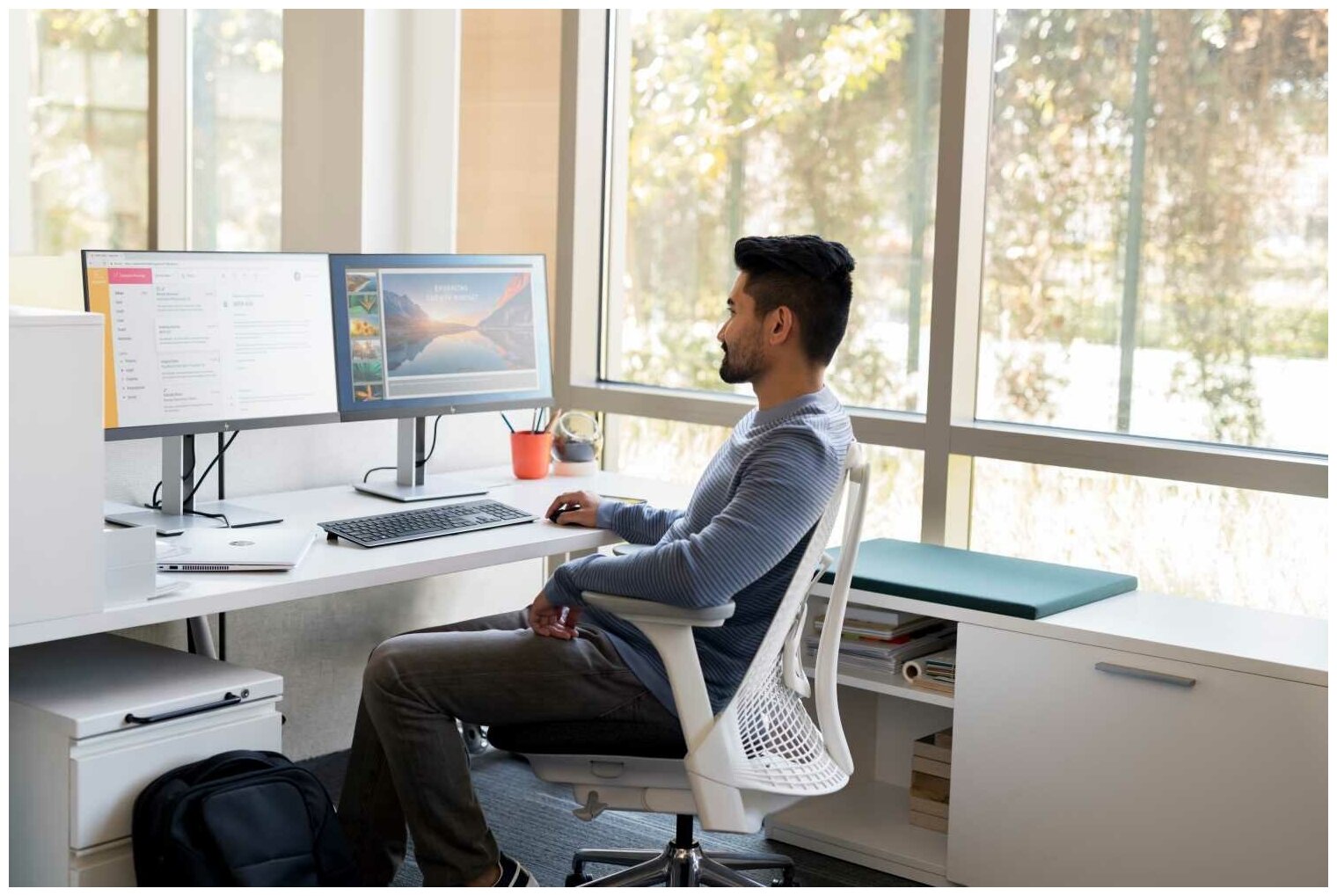 Монитор HP E24 G4, IPS, черный