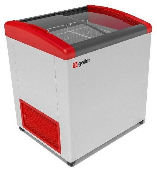 Морозильный ларь Gellar FG 275 E красный