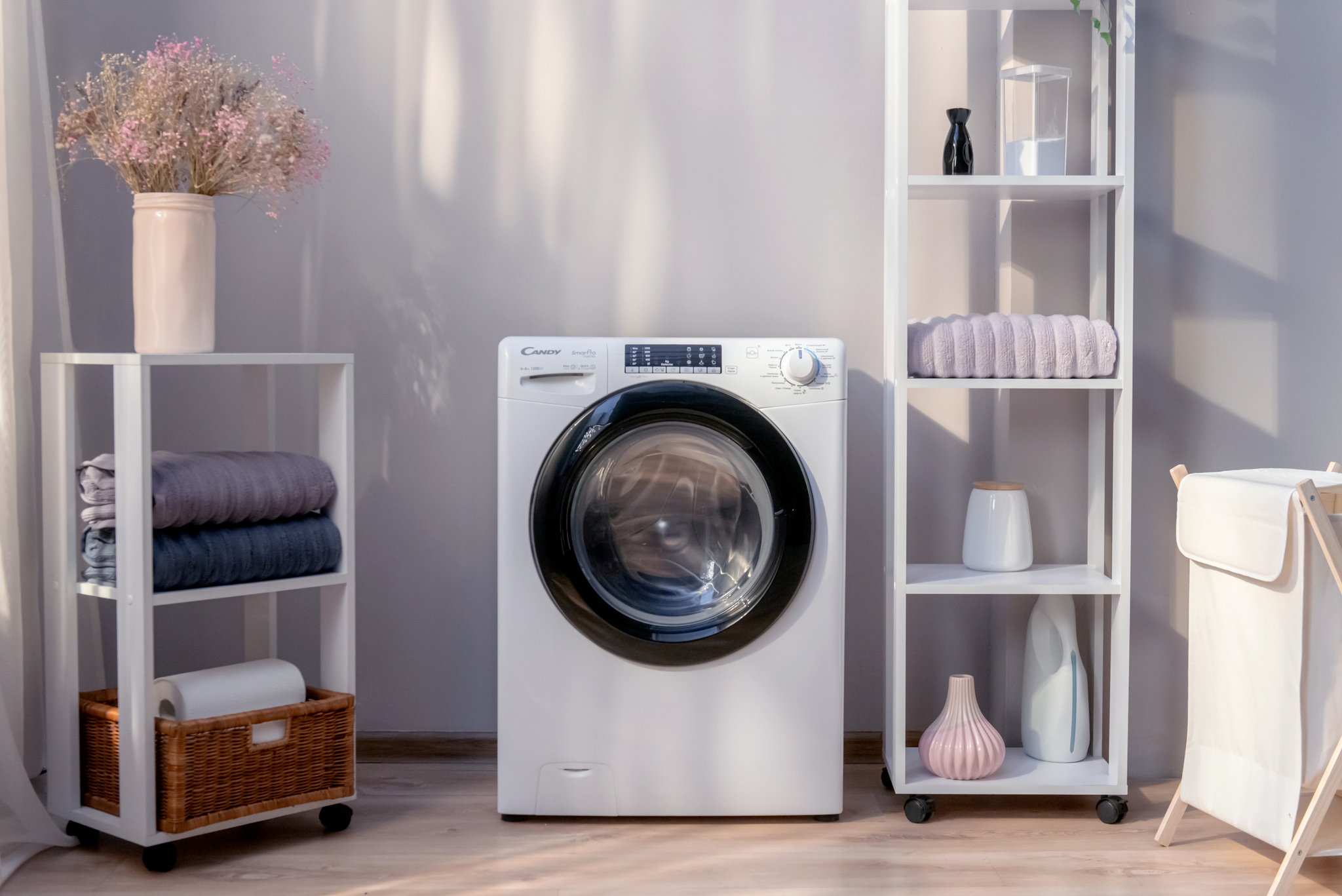 Стиральная машина с сушкой Candy Smart Pro Inverter CSOW43646TWMB-07, белый
