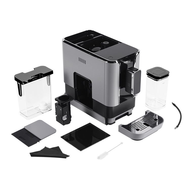Кофемашина автоматическая RED SOLUTION RCM-1550 серый/черный