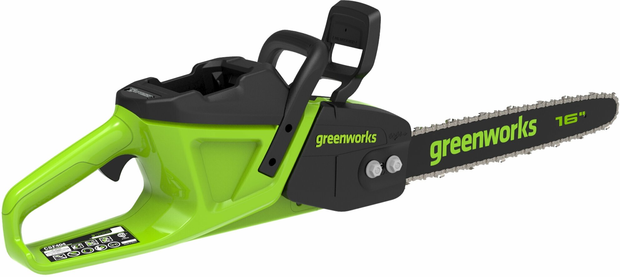 Пила аккумуляторная цепная Greenworks GD40CS20X, арт. 2008807 (без АКБ и ЗУ)
