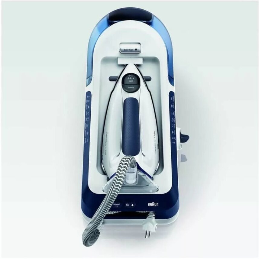 Парогенератор Braun CareStyle 7 Pro IS7282BL, белый/голубой