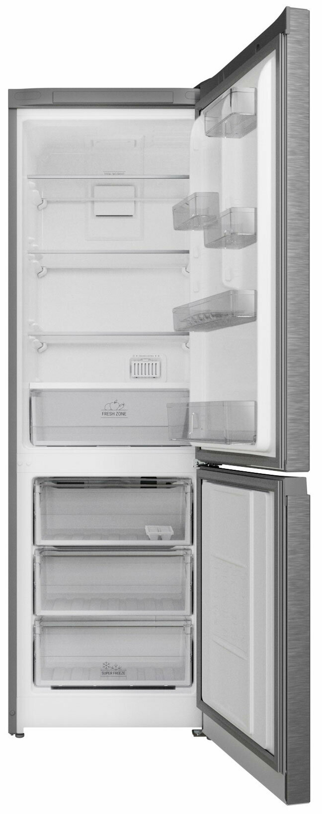 Холодильник HOTPOINT HT 5180 MX, нержавеющая сталь