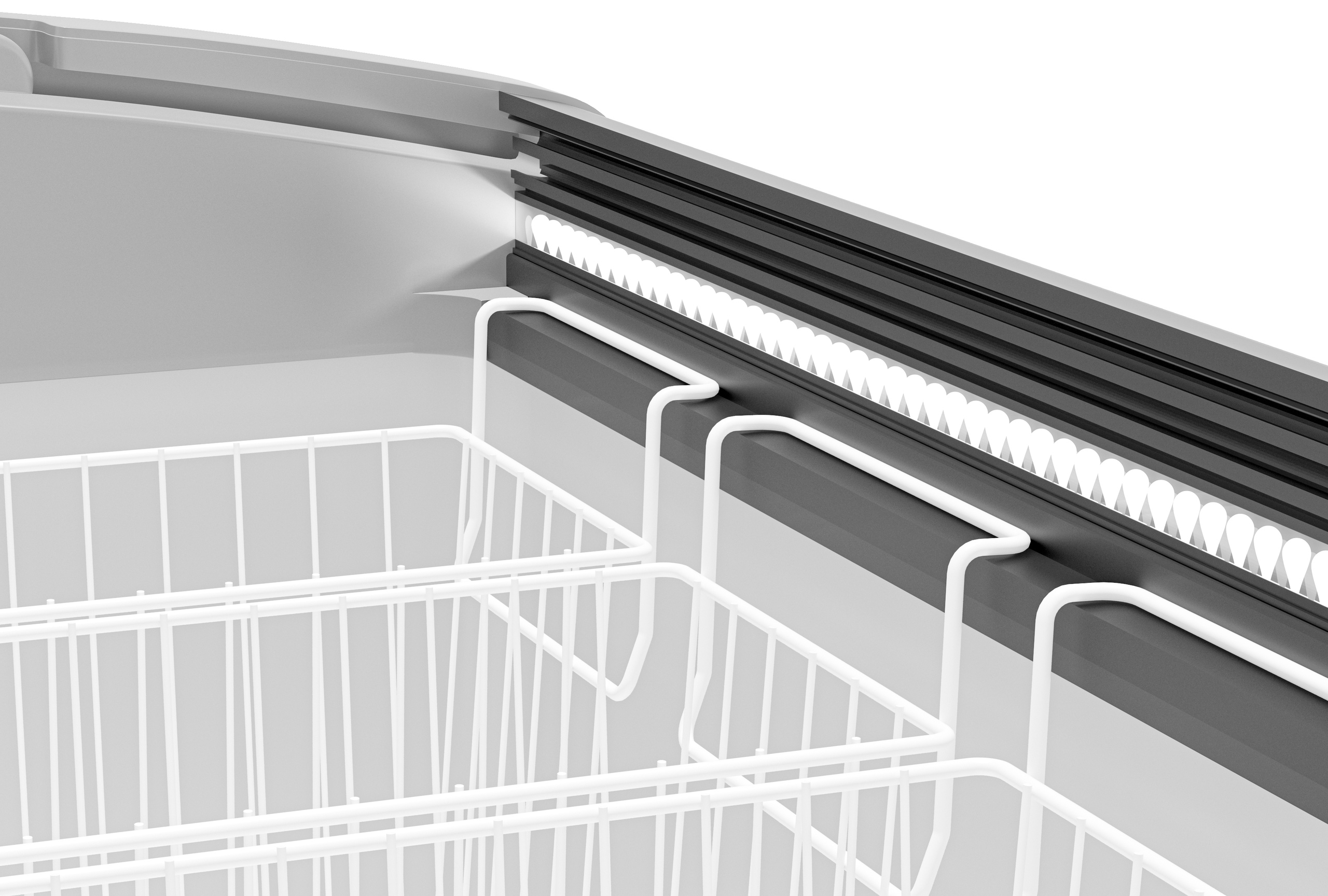 Морозильный ларь FROSTOR Gellar FG 400 E, серый