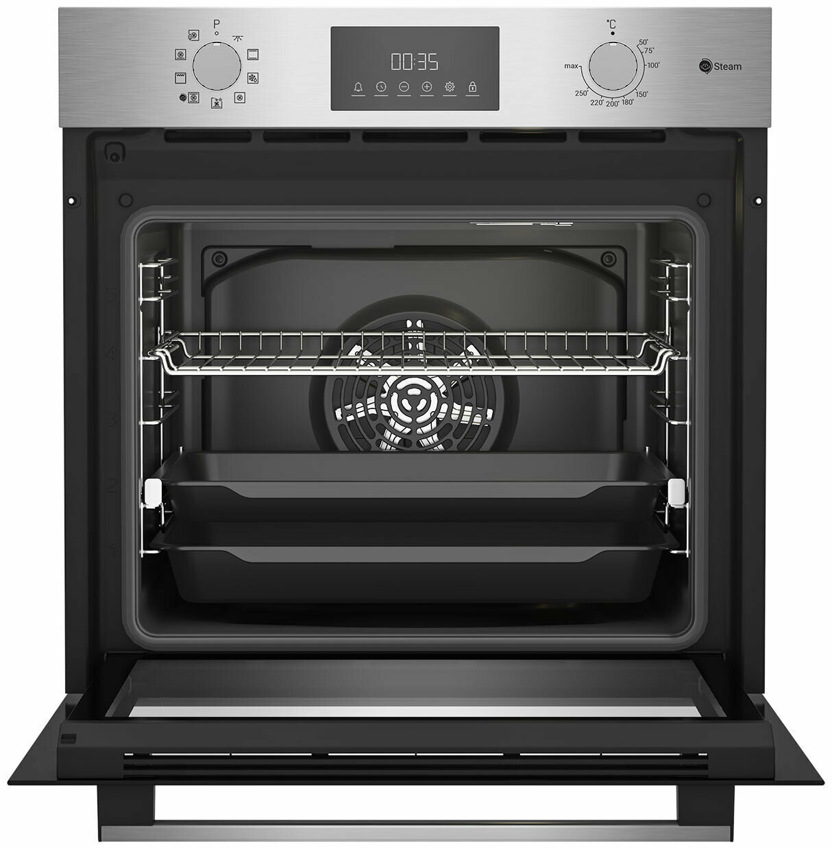 Духовой шкаф электрический Indesit IFSE 3841 J IX, нержавеющая сталь