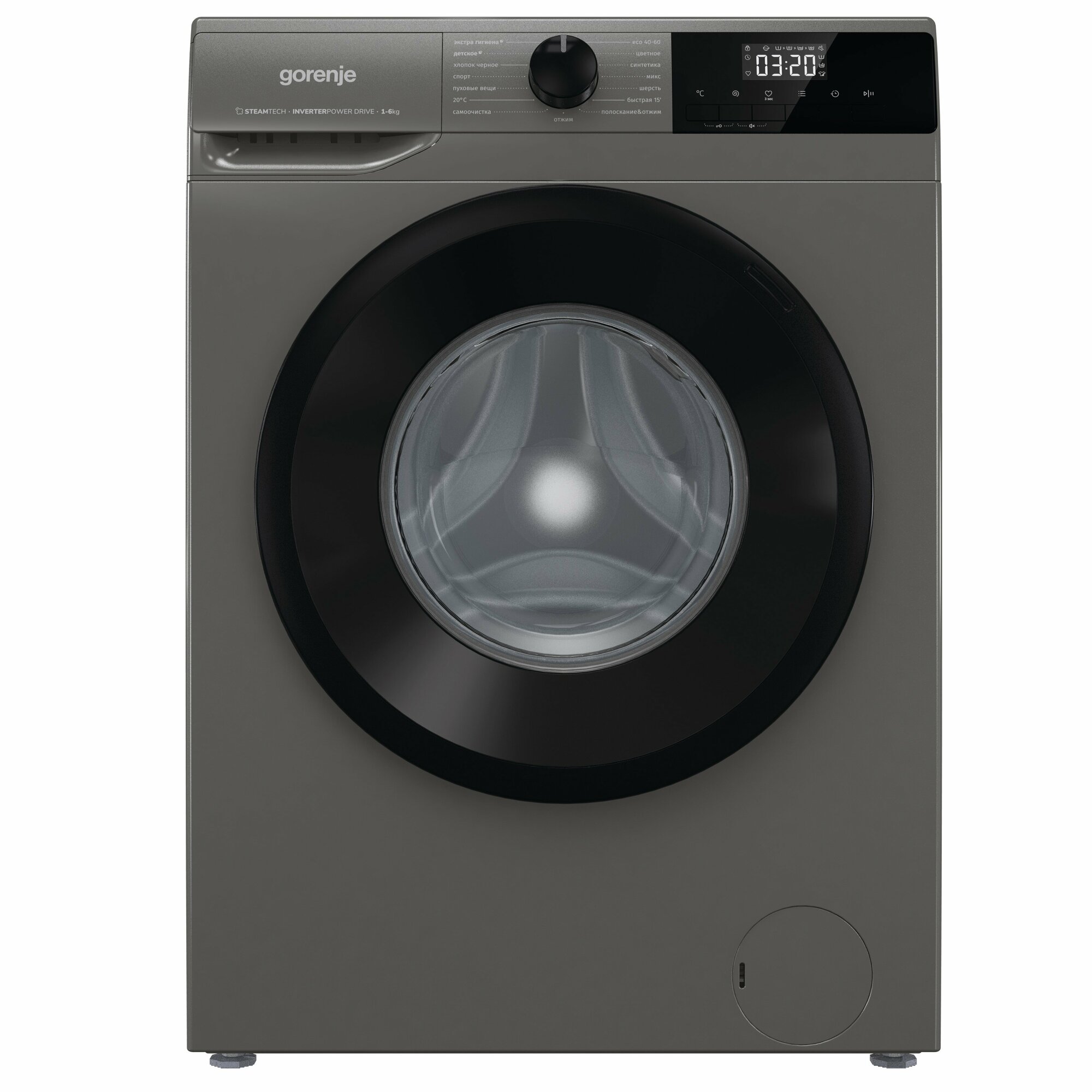 Стиральная машина Gorenje W2NHPI62SCSS, серый