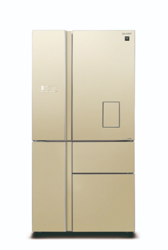 Холодильник Side-by-Side Sharp SJ-WX99A-CH, шампань/стекло