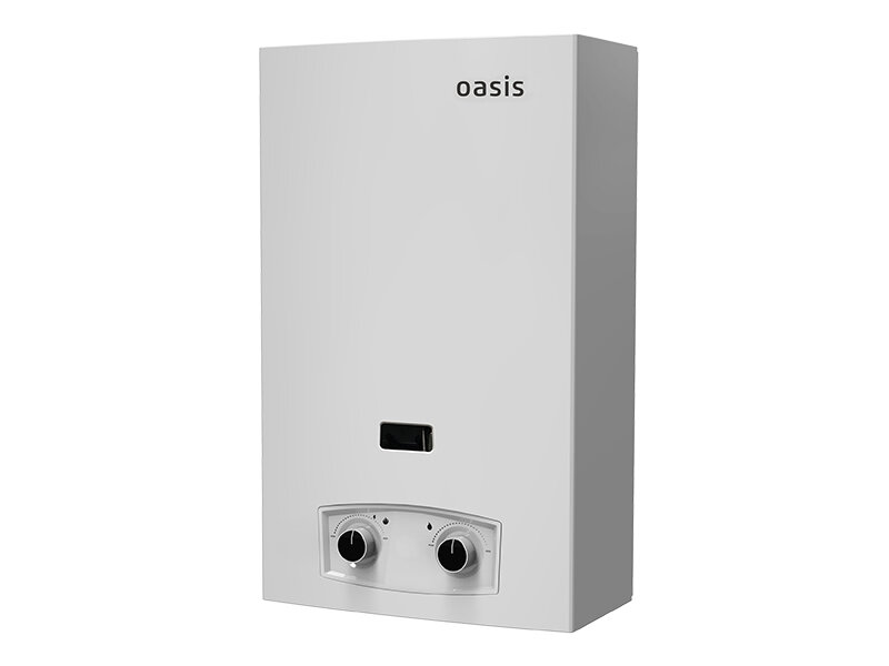 Водонагреватель проточный газовый OASIS P-20W, белый