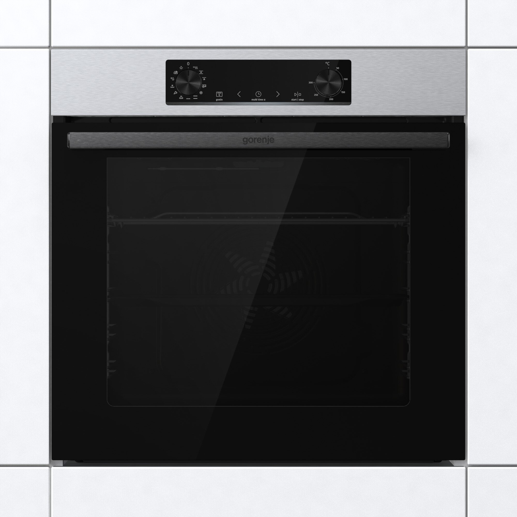 Духовой шкаф электрический Gorenje BOB6737E01X, нержавеющая сталь