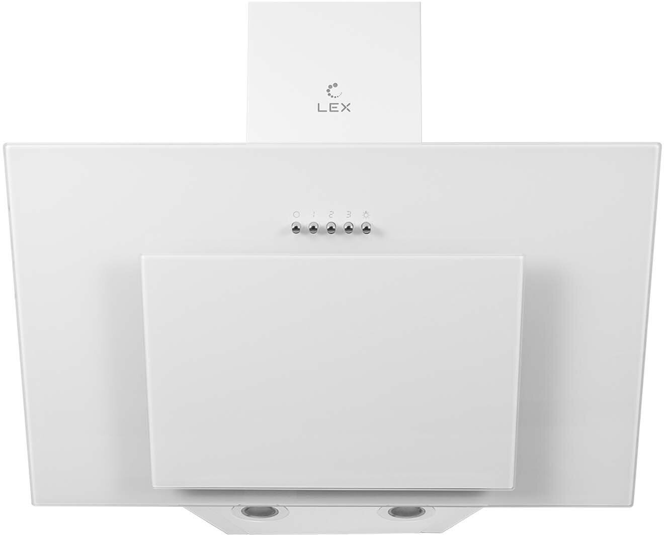 Вытяжка наклонная LEX MIRA G 600 WHITE