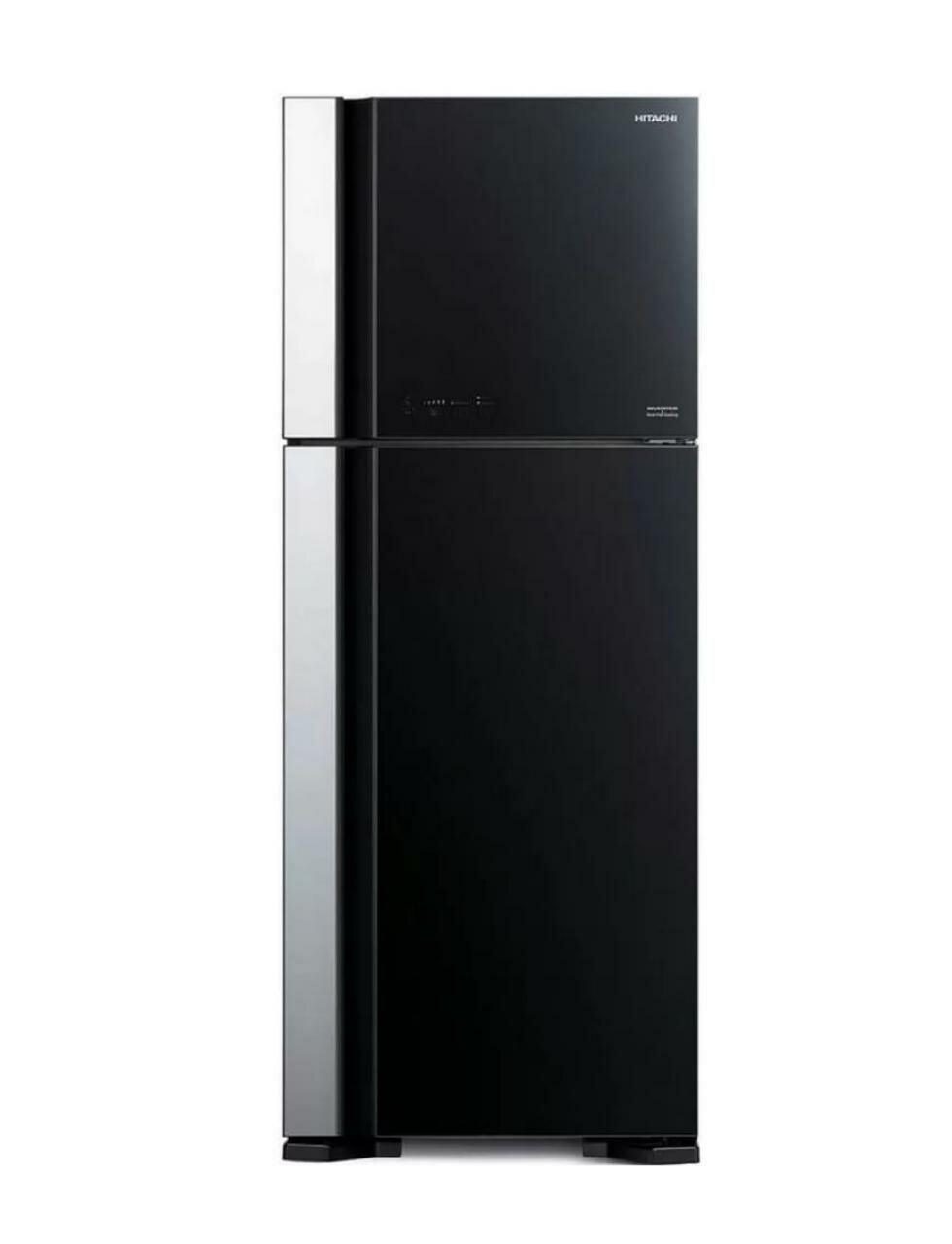 Холодильник Hitachi HRTN7489DF GBKCS, черное стекло